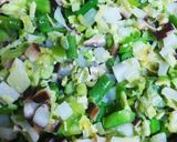 打ち豆と緑の野菜の岩塩スープ作り方11写真