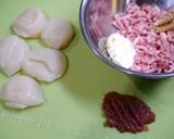 簡単！ホタテのはさみ揚げ(梅マヨ風味)作り方1写真
