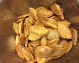 りんごを食べるApple cake作り方1写真