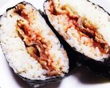 豚肉ピカタのおにぎらず作り方4写真
