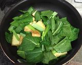 厚揚げと小松菜の麺つゆ炒め作り方4写真