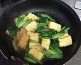 厚揚げと小松菜の麺つゆ炒め作り方5写真