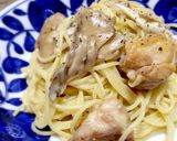 【話題入り】鶏もも肉と舞茸のクリーム煮作り方6写真