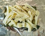 モロヘイヤケーキのチーズ焼き作り方4写真