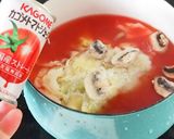 柔らか♪冷凍茹でキャベツのスープ作り方1写真
