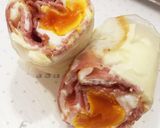 お弁当のおかず♡ハムエッグの生春巻き作り方3写真