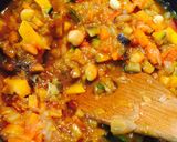 キーマカレー風？野菜だけの豆カレー作り方6写真