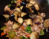 豚バラ肉と茄子の味噌豆板醤炒め作り方8写真