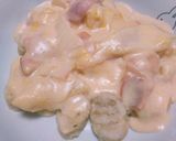 じゃがりこニョッキの白菜ベーコンクリーム作り方4写真