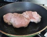 鶏胸肉のガーリックステーキ☆２色ソース作り方9写真
