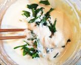 鮭とほうれん草の豆腐クリームグラタン作り方3写真