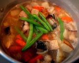 朝食の残りのみそ汁で！サバ野菜煮作り方6写真