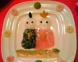 離乳食 初期 6ヶ月すぎ頃 ひな祭り作り方4写真