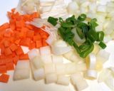 超簡単！残り物野菜でミネストローネ風作り方1写真