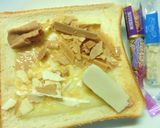 ラム酒香る❀ルマンドの塩チーズトースト作り方3写真