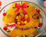 ゼリーケーキ♡　簡単　スヌーピー作り方10写真