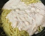 明太子のクリームパスタ♪作り方4写真