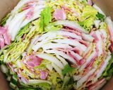 白菜とベーコンのチーズクリーム煮作り方2写真
