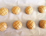 ほんのりココアの甘いサクふわメロンパン作り方16写真