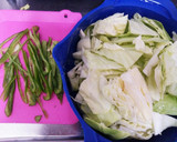 朝ごはんに☆簡単☆野菜たっぷり目玉焼き作り方1写真
