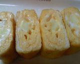 定番の玉子焼き、チーズが真ん中でとろーり作り方11写真