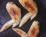 フライパンで手羽先の和風パエリア♪作り方4写真