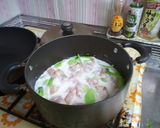 鶏むね肉とチンゲン菜のホワイトソース煮作り方3写真