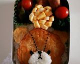 玉ねぎ天でジャッキー弁当☆キャラ弁作り方11写真
