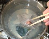簡単ブリ大根♪ブリのアラ・大根・大根煮物作り方3写真