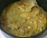 ココナッツミルクカレー。作り方5写真