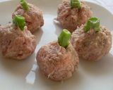 可愛い❀ブロッコリーdeアフロハンバーグ作り方3写真