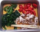 味がしみてる！野菜と豚肉のおひたし作り方6写真