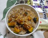 甘くてほろ苦♡まさかのかぼちゃごはん作り方3写真