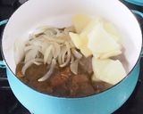 サルベージ朝食♪残りカレ～チーズトースト作り方1写真