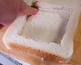 サルベージ朝食♪残りカレ～チーズトースト作り方3写真