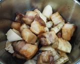 圧力鍋で簡単★豚バラとれんこんの旨煮作り方5写真