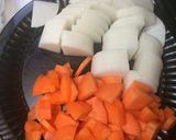旨！中華スープを使った具沢山豚汁作り方2写真