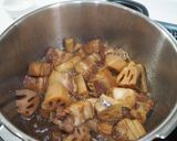 圧力鍋で簡単★豚バラとれんこんの旨煮作り方8写真