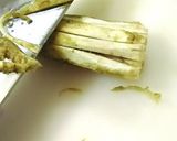 ☆モツ煮の柳川風玉子とじ!おつまみにも!作り方1写真