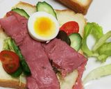 パストラミビーフの食パンサンド♪作り方4写真