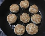 ヘルシーで簡単！梅干し豆腐ハンバーグ作り方8写真