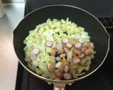 簡単コーンポタージュスープパスタ作り方3写真