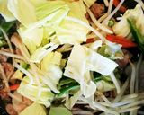 きしめん焼きうどんソース味作り方5写真