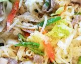 きしめん焼きうどんソース味作り方6写真
