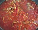 豚肉と菜の花のトマトソースパスタ作り方6写真
