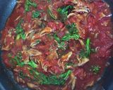 豚肉と菜の花のトマトソースパスタ作り方7写真
