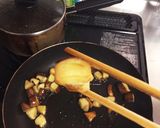 しいたけとひき肉のパスタ作り方8写真