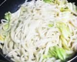 簡単！ズボラ飯、焼うどん作り方3写真