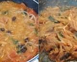 残った麻婆春雨でチヂミ焼き風♪作り方1写真