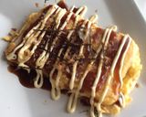 ♬お餅で簡単お好み焼き♬作り方5写真